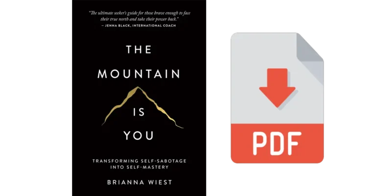 The Mountain is You PDF Free Download